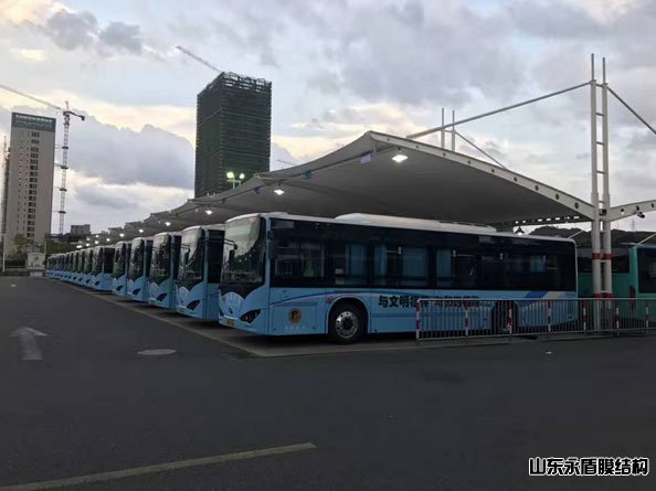 福建膜結構停車(chē)棚