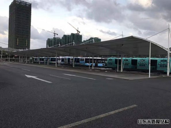 福建膜結構停車(chē)棚