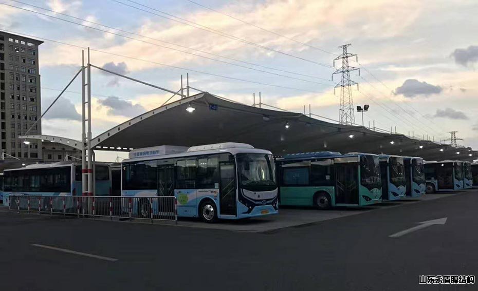 福建膜結構停車(chē)棚